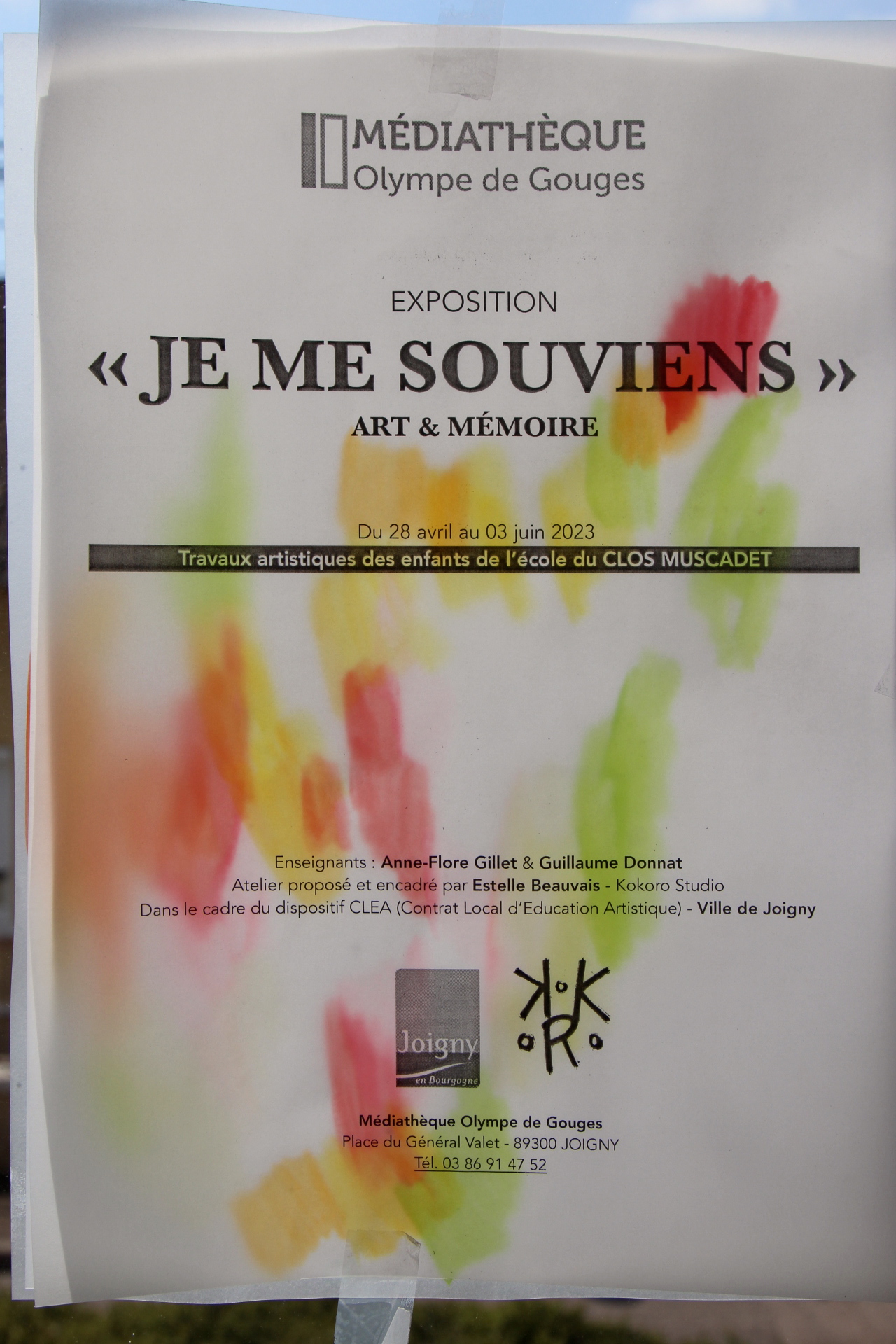 Affiche je me souviens expo1